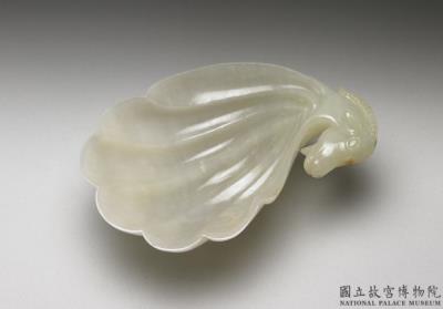 图片[2]-Jade half-gourd-shaped cup with a ram head decoration, Muslim Border Regions-China Archive